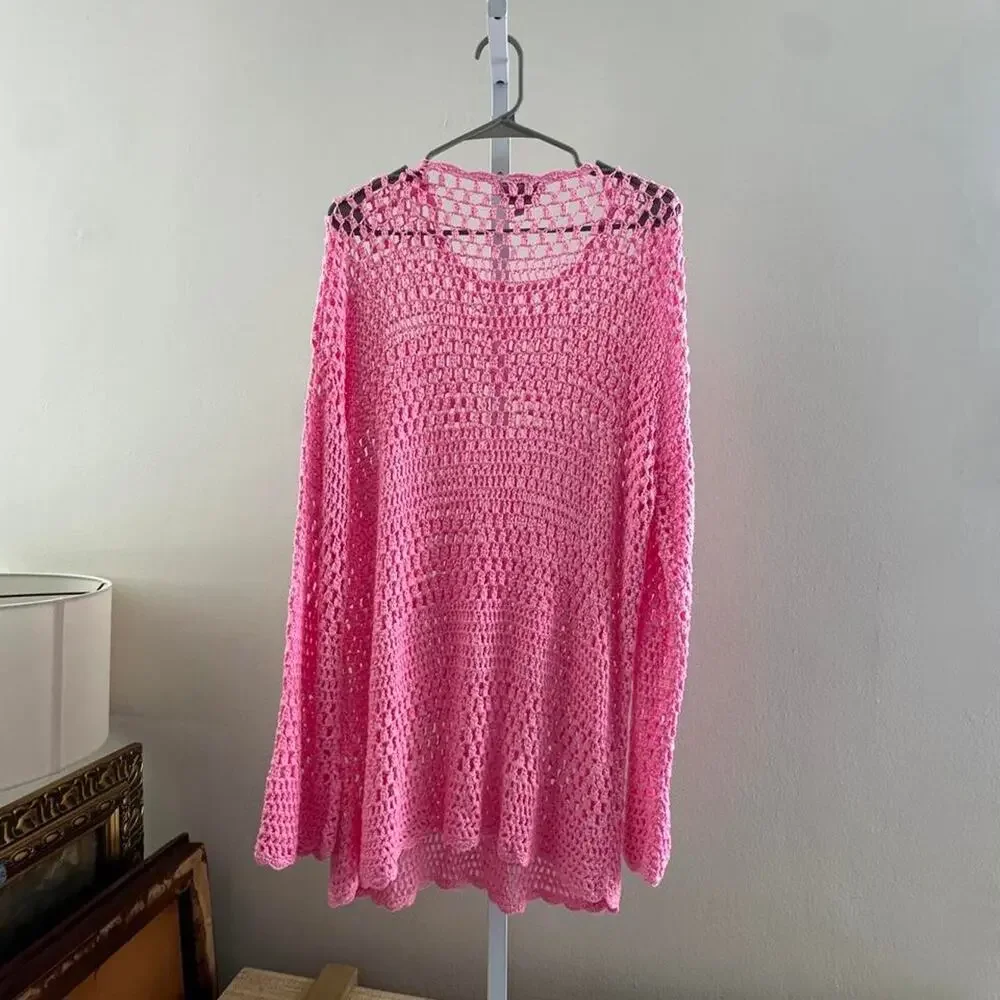 Show Me Your MuMu pink crochet